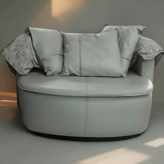 Sofá Chaise Couro Natural Munique – Luxo e Conforto