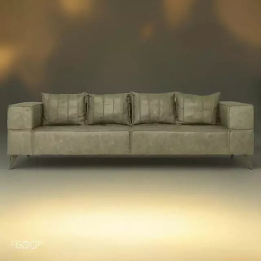 Sofá de Couro Natural Londres | Elegância e Conforto para Seu Lar