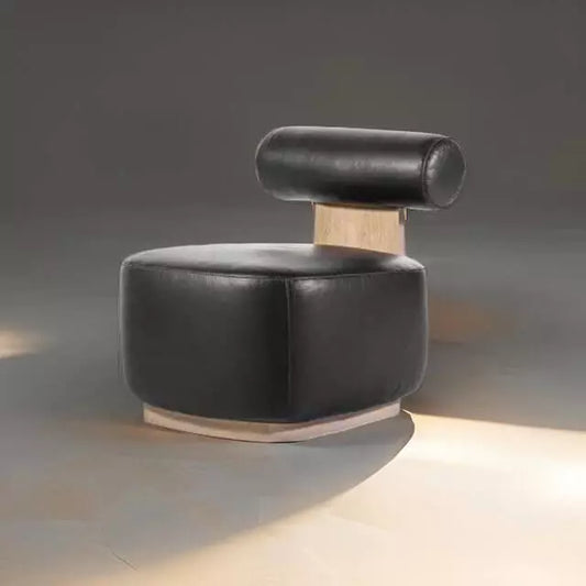 Poltrona Couro Natural Tóquio – Conforto e Sofisticação com Pronta Entrega