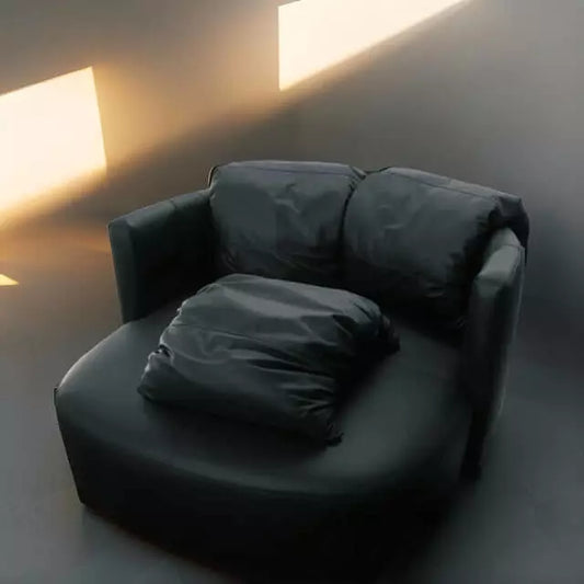 Chaise Zurique – Sofisticação em Couro Natural com Conforto e Pronta Entrega