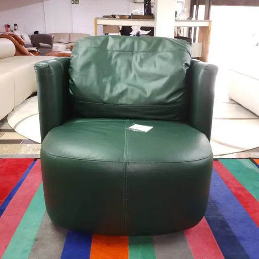 Poltrona Chaise Zurique | Elegância e Conforto em Couro Natural – PRONTA ENTREGA! - Habitat Leather Goods