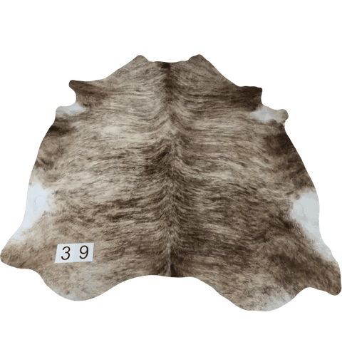 Tapete de Pele de Couro de Boi - 2.10 X 1.96m -39 - Habitat Leather Goods