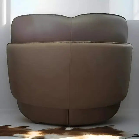 Poltrona Navan em Couro Legítimo | Design Sofisticado com Conforto Premium