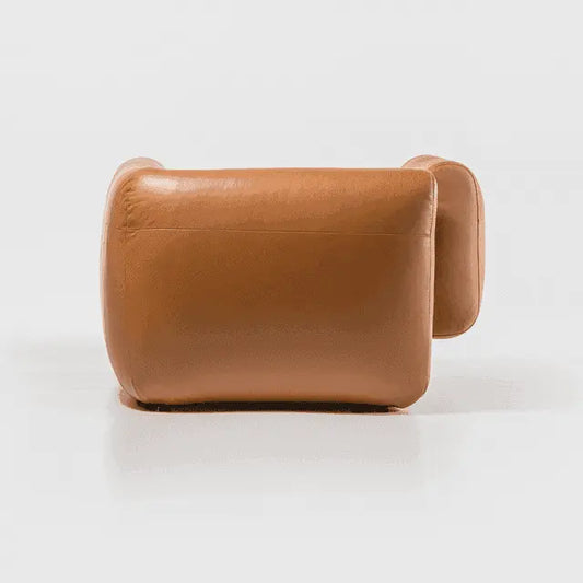 Poltrona Couro Natural Roma | Cor Camel - A Pronta Entrega