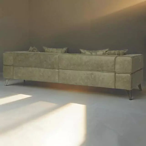 Sofá de Couro Natural Londres | Elegância e Conforto para Seu Lar