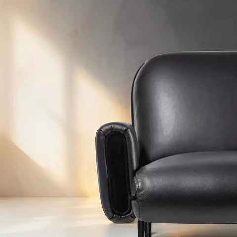 Poltrona Couro Natural Sidney