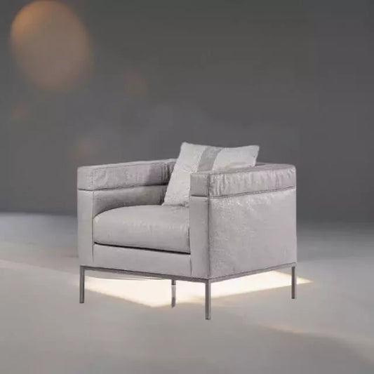 Poltrona Couro Natural Liverpool