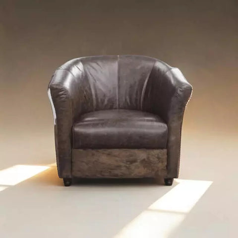 Poltrona Couro Natural Texas