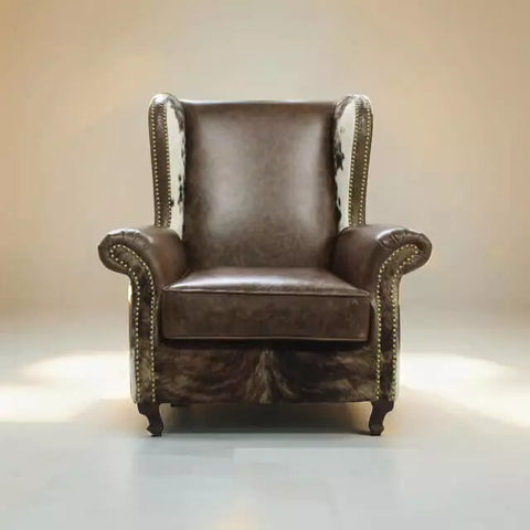 Poltrona Couro Natural Arkansas