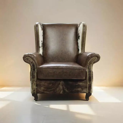 Poltrona Couro Natural Arkansas