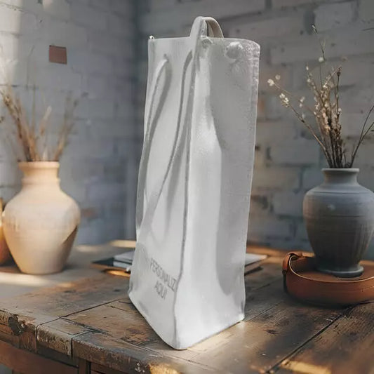 Bolsa Porta Garrafa de Vinho – Couro Legítimo com Personalização