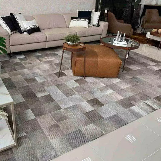 Tapete Couro Natural Laser Linhas