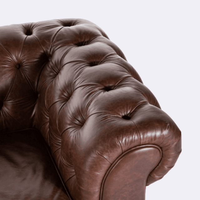 Sofá Couro Natural Berlim - Habitat Leather Goods