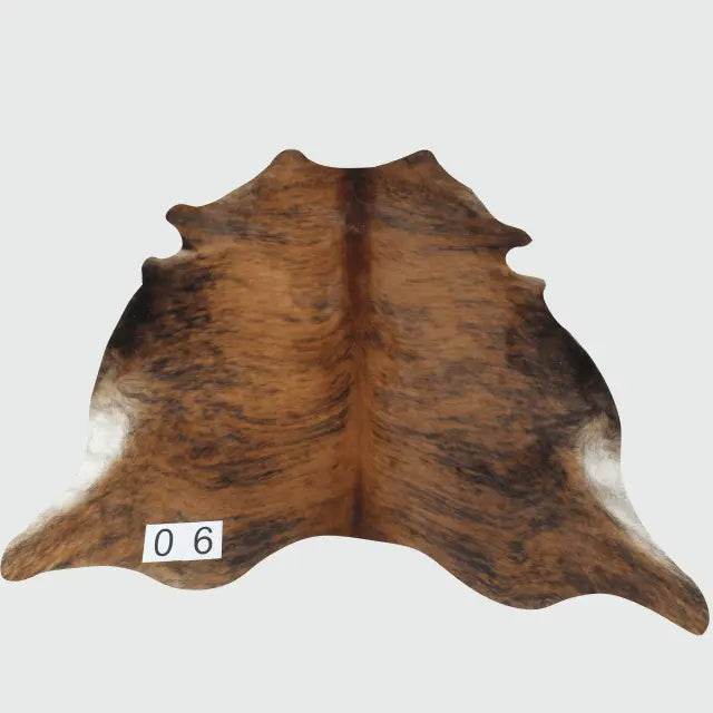 Tapete couro natural 1,90x1,80m com padrão rústico