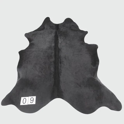 Tapete de couro natural 2,10x1,67m com padrão orgânico